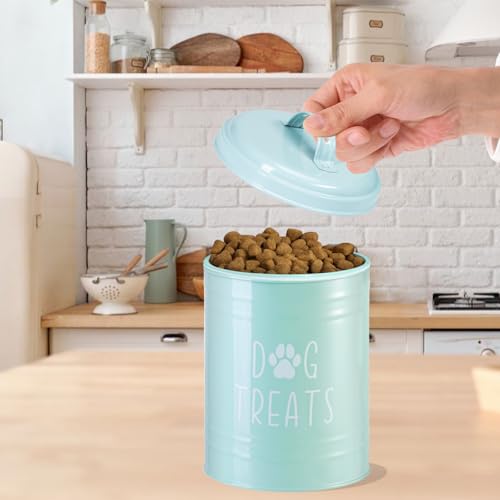 Dog Treat Container Airtight, 9.1''Hx5.5''W, 10 Cup Capacity (Green) - color: Green - Single