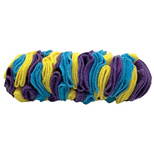 FOUFIT Hide n Seek Snuffle Stick Nosework Toy for Dogs, Blue/Purple/Yellow, 7"