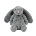 Best Pet Supplies Bunny Buddy Squeaky Plush Dog Toy - Gray - color: Bunny (Gray), size: Large