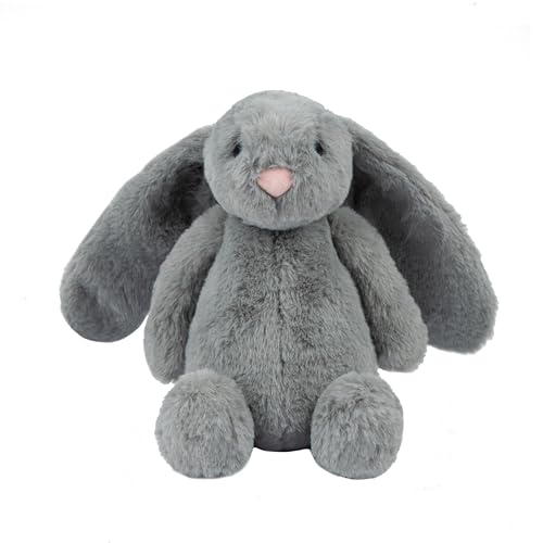 Best Pet Supplies Bunny Buddy Squeaky Plush Dog Toy - Gray - color: Bunny (Gray), size: Large