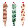 ZippyPaws Skinny Peltz No Stuffing Dog Toy Pack to Keep Them Busy - 18" - style: Desert Snakes - Large (3-pack)