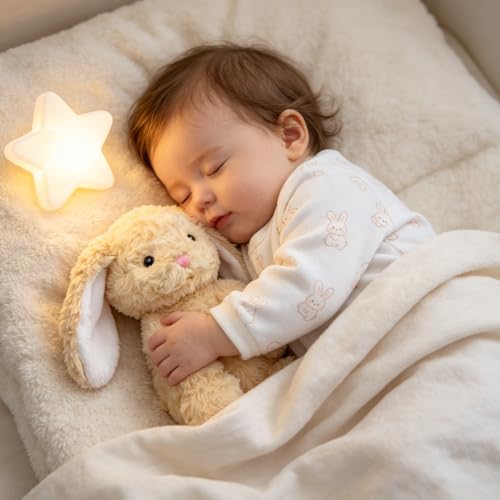 Hopearl Adorable Plush Bunny Toy Floppy Rabbit Ultra Soft Stuffed Animal Holiday Birthday Gift for Boys Girls Kids Toddlers, Brown, 9'' - style: Brown Bunny