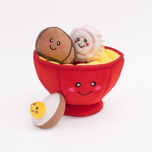 ZippyPaws Burrow Interactive Dog & Puppy Toys for Boredom - Ramen Bowl - style: Ramen Bowl