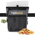 Dog Treat Pouch for Pet Training, One-Hand Magnetic Closure, Hands-Free Treat Bag with Silicone Liner, No Mess No Smell - color: Pure Gray