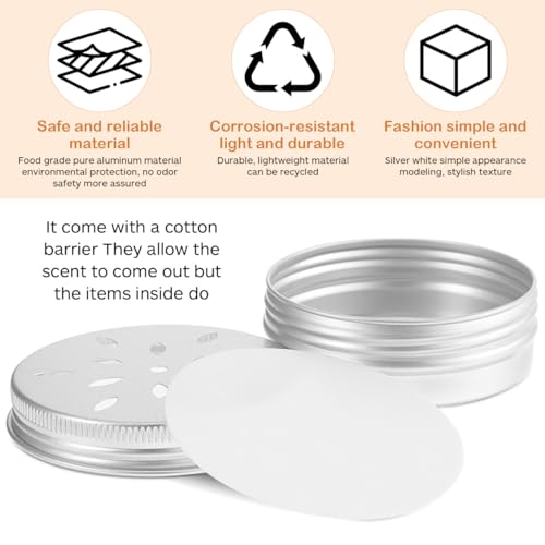 KESYOO Dog Scent Training Boxes 10 Pack Scent Training Containers for Dogs Nosework Tins with Lid Holes for Snuffle Practice Reward Search and Work