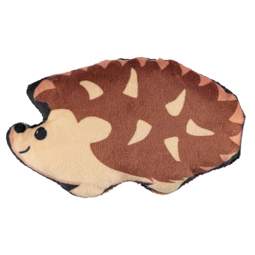 Cudlie 3 Pack Plush Dog Chew Toys – Soft Squeaky Puppy Toys for Small Dogs– 4" Durable, Cute & Safe Pet Toy Gift Set (Food, Fruit, Farm, Zoo & Safari Animal Themes) - color: Hedgehog Racoon Moose, style: 3 Pack 4 Inch
