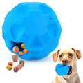 Rubber Treat Dispensing Cognitive Dog Toys for Aggressive Chewers Breed - color: Blue