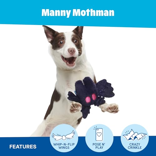 BarkBox Manny Mothman Dog Toy - Toy for Medium and Large Dogs - color: Manny Mothman, size: Large