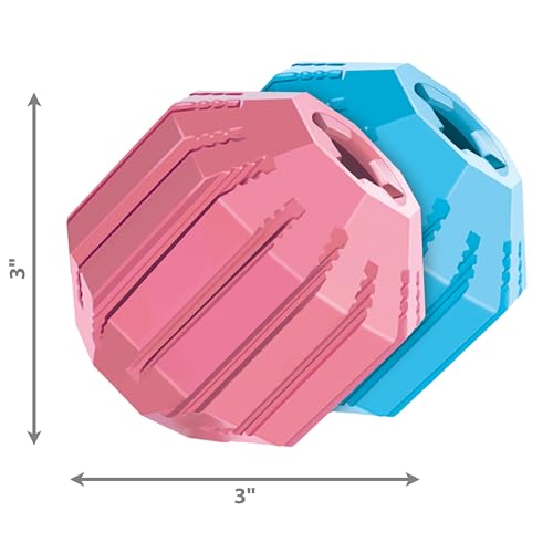 KONG Puppy Activity Ball, Teething Toy, Medium Puppies, Random Color - color: Assorted, size: Medium (Pack of 1)