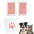 2 Set Paw Print Kit 5.7"x4.1" Paw Print Impression Pink - color: Pink