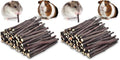 ERKOON Natural Apple Sticks 500g (1.1lb) Small Animals Molar Chew Toys Apple Branch Chew Treats for Hamster Rabbit Chinchilla Bunny Guinea Pig Squirrel (Pack of 2) - size: 1.1 Pound (Pack of 2)