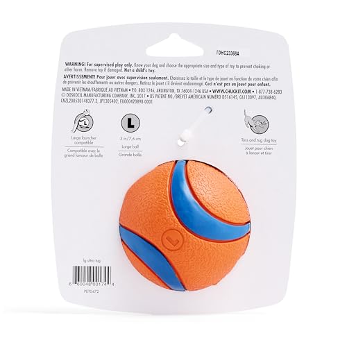 Chuckit! Ultra Tug Dog Toy, Durable Nylon Cord Handle, Large 3-in - size: Large, style: Ultra Tug
