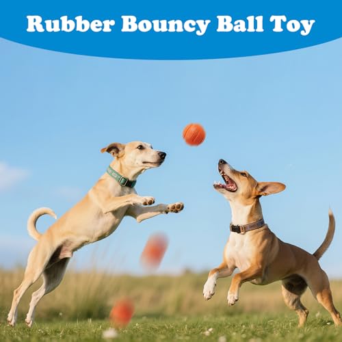 3 Pack Dog Balls, Size Medium for Dogs 20-60 lbs - size: 3 PCS
