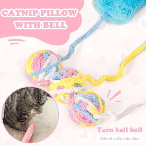 14.6in Cat Kicker Toy Extra Large 3pcs, Catnip Toys with Bell - style: Bell 3pcs