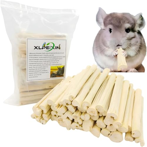 700g Sweet Bamboo Sticks for Rabbits,Chew Toy for Bunny Chinchilla