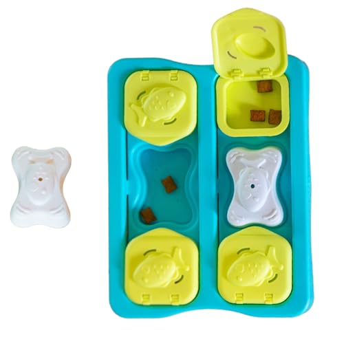 Catstages Nina Ottosson Kitty Cube Puzzle Cat Toy Treat Puzzle, 8.7"