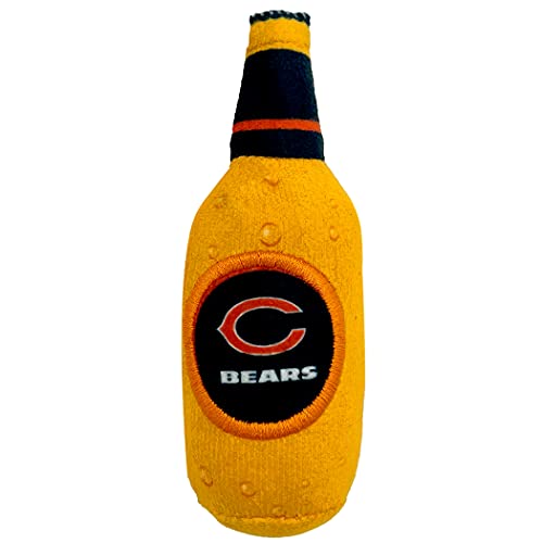 Best Plush CAT Toy - NFL Chicago Bears Complete Set of 3 piece Cat Toys Filled with Fresh Catnip. Includes: 1 Helmet Cat Toy, 1 Football Cat Toy with Feathers & 1 Beer Bottle. Beautiful Team Logos - color: CHICAGO BEARS, style: NFL Cat Trio Toy