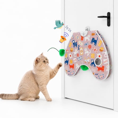 PAWSPIK Peek & Play Wall-Mounted Interactive Electronic Cat Toy