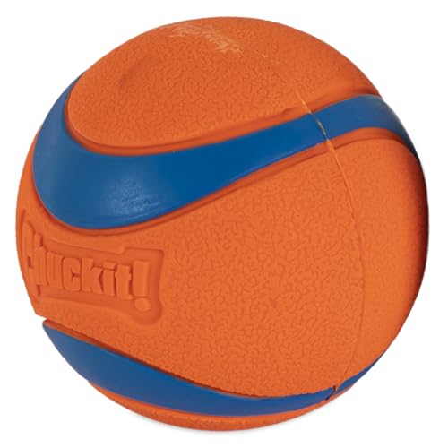 Chuckit! Ultra Ball Dog Toy - Size XXL - for Dogs 100+ lbs - Made from Durable Rubber - Super Bouncy - Floats in Water - 4-inch Diameter - XXL (Pack of 12) - color: Ultra, size: XXL (Pack of 12)