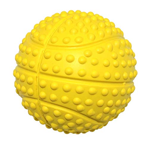 Dog Squeaky Toys and Non-Toxic Rubber Play Balls for Interactive Training and Chewing (5.5cm/2.16in Pack of 4) - style: 5.5cm/2.16in pack of 4