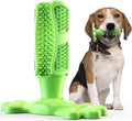 Dog Chew Toy Toothbrush Stick for Aggressive Chewers, Interactive Dog Toy - color: Green, size: L