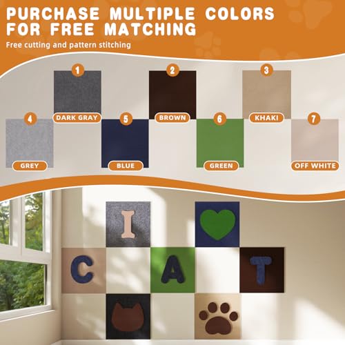 4Pack Cat Scratch Furniture Protector, Self-Adhesive, Light Gray - color: LightGrey, size: 4 Pack