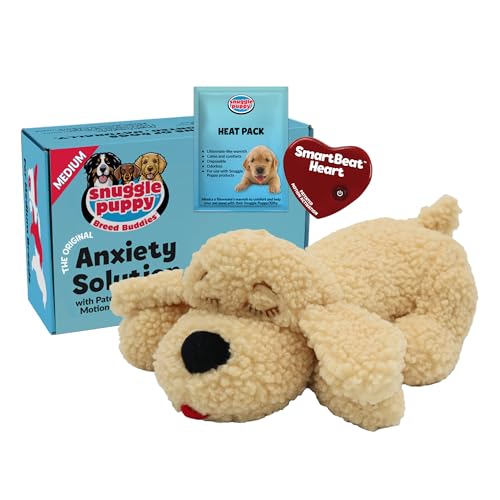Snuggle Puppy Heartbeat Toy, Calming Comfort, Breed Buddies Goldendoodle - color: Doodle