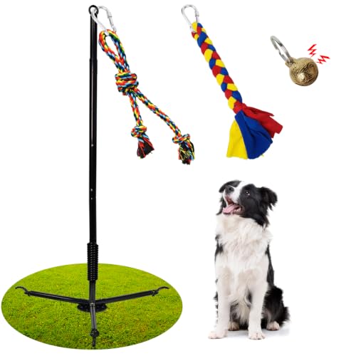 Tether Outdoor Dog Toy,Interactive Exercise Game in Yard Park