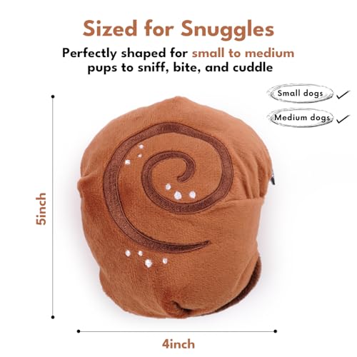 CHEWFFON Interactive Snuffle Toy, Sniffing Enrichment Fun for Dogs - style: Cinnamon Roll