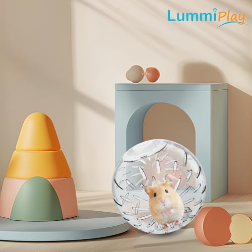 5.9 inch Hamster Ball, Exercise Toys, Running Clear Plastic Balls, Easy to Clean, Portable Cage, for Small and Medium Hamsters,Dwarf Hamster, White Lid - color: White