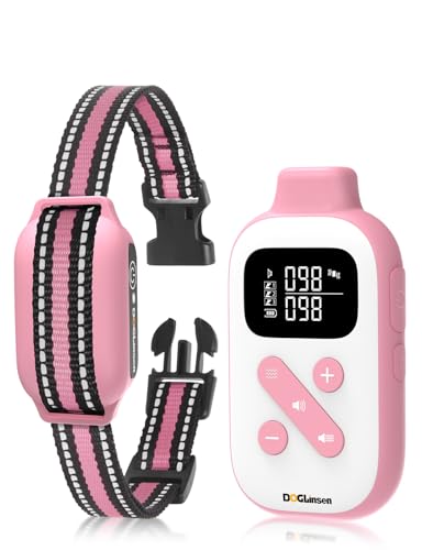 No Shock Dog Training Collar, Beep and Vibrating Dog Collar with Remote 2800Ft, Vibration Collar for Small Medium Large Dogs - No Prongs