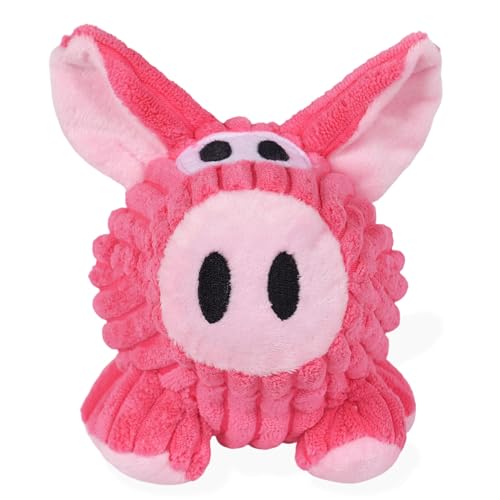 Squeaky Plush Pig Toy for Small/Medium Dogs, Chew & Boredom Relief - color: Pink Pig