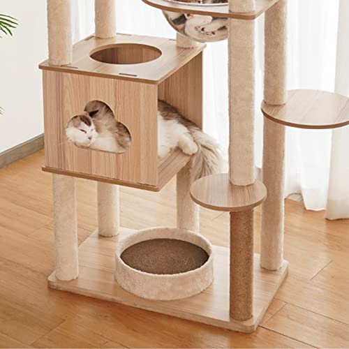 4PCS 12 Inch Cat Scratching Post with Natural Sisal Rope Cat Scratch Pole Scratching Tree Scratching Posts for Indoor Replacement Part Accessories for DIY Cat Tower Hammock