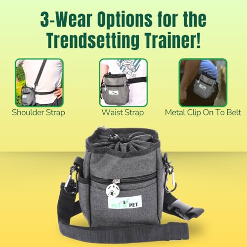 Pet N Pet Dog Treat Bag with Easy-Access Pouch for Training Small Holder