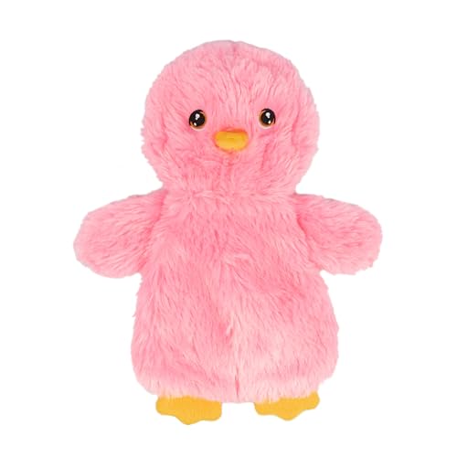Best Pet Supplies Interactive Squeaky Dog Toy - Baby Chicken, Pink - color: Crinkle Chicken (Pink), size: Large