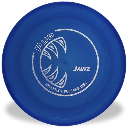 Hyperflite Pup Jawz Puncture Resistant Dog Flying Disc, Small Dogs - color: blue