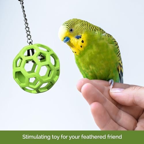 JW Pet Activitoys HOL-ee Roller Parrot Toy, 4in Diameter - size: 3.5'' diameter 7.75'' length