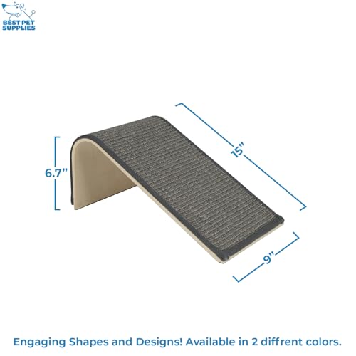 Best Pet Supplies Catify Cat Scratching Ramp - Gray - color: Gray Ramp
