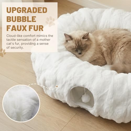 Extra Large Cat Tunnel, 47.2in Luxury Tunnel for Large Cats