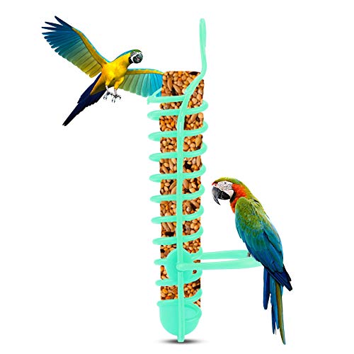 Millet Holder, Parrots Feeder Basket, Pet Bird Food Foraging Stand