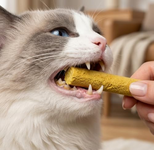 Freeze Dried Cat Chew Sticks Kitten Beef Treats No Grass 15pcs - size: Pro-15 Pack