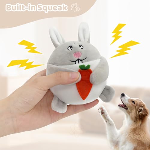 IFOYO Hide and Seek Dog Puzzle Toys, Plush Interactive Puppy Toys for Small, Medium Dogs, Easter Puppy Essentials - style: Rabbit