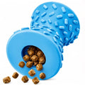 Treat Dispensing Dog Toys,Interactive Puzzle Toy for Small Dogs,Slow Feeder - color: Sky blue, size: Small