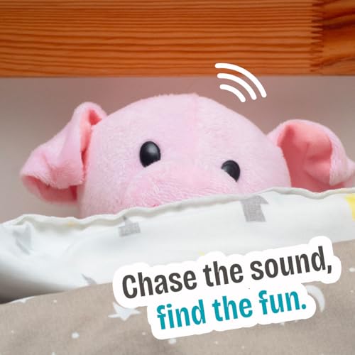 R&R Games Hide & Seek Pals - Peaches the Piglet Interactive Toy Figure - style: Peaches The Piglet