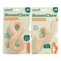 WOOF HonestChew Duo Dog Chew Toy Set for Dogs 25-60 lbs - color: Duo Pack, size: Medium