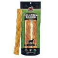 Redbarn Natural Large 12" Beef Collagen Braids - 2 Pack - Long Lasting Low-Odor Alternative to Rawhide & Bully Sticks -Single Ingredient Chew for Medium Large Dogs - size: Large 12" (2 Count)
