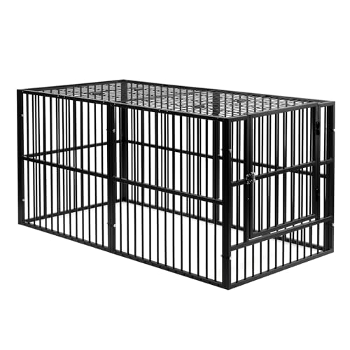 Dog Playpen 32" Height Roof - color: Roof, style: 6 panels with door