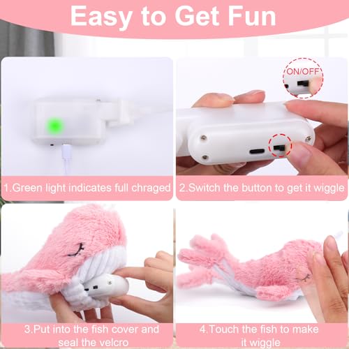 Mity rain Interactive Dog Toys Whale - style: Whale