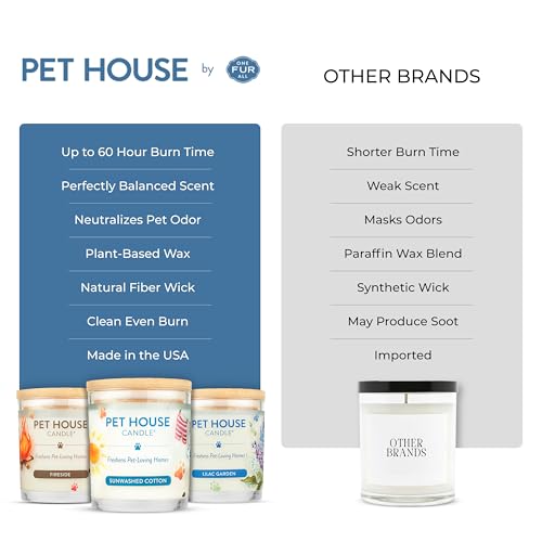 Bamboo Watermint Candle Pet Friendly Plant-Based Wax, Pet House - color: Bamboo Watermint, size: Pack of 1
