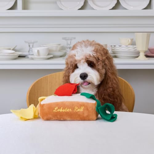 CHEWFFON Lobster Roll Snuffle Dog Toy, Interactive Nose Work Puzzle - style: Lobster Roll